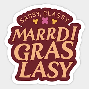 Mardi Gras Sticker